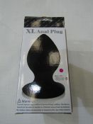 Aphrodisia XL Anal Plug, Black - New & Boxed.