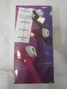 Soft Silicone Waterproof Sucking Vibrator - New & Packaged.