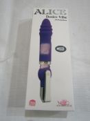 Aphrodisia Alice Desire Vibe 20 Mode Functions - New & Boxed.