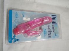 Aphrodisia Dual Stimulator Butterfly Vibrator, Multi-Speed - New & Boxed.