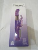 Aphrodisia Extreme Intense Penis Rabbit Vibrator, Purple With 8 Speeds & 8 Functions - New & Boxed.