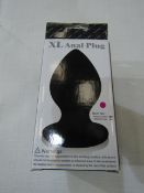 Aphrodisia XL Anal Plug, Black - New & Boxed.