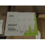 Pack of 6 Ledya A60  E27 13w LED light bulbs, new and boxed