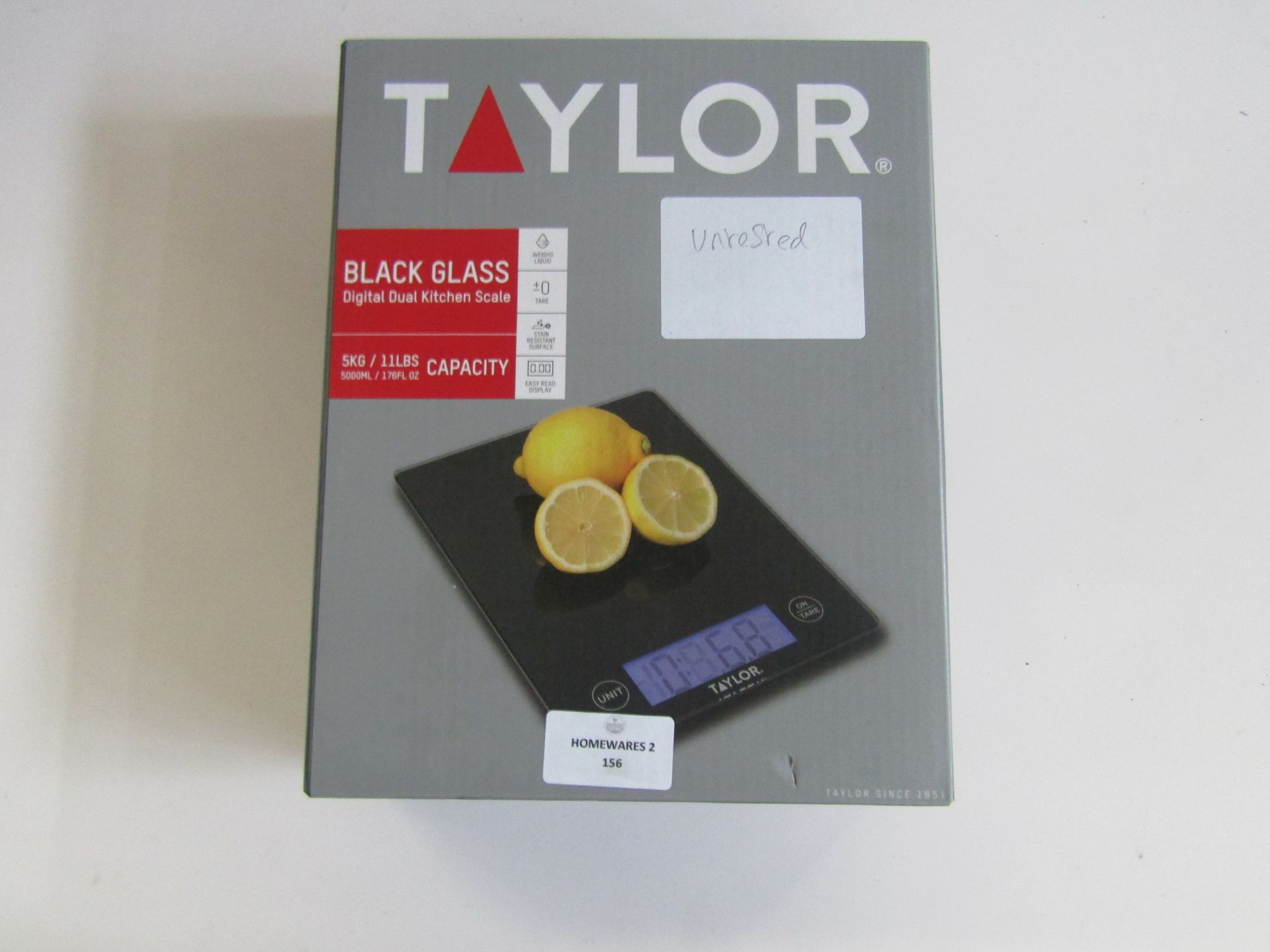Taylor - Digital Dual Kitchen Scale 5kg Capacity - Untested & Boxed.