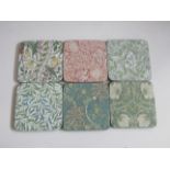 Morris & Co - Set of 6 Coasters - Good Condition.