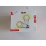 Trust - Pack Of 2 Smart LED Bulbs - Untested & Boxed.