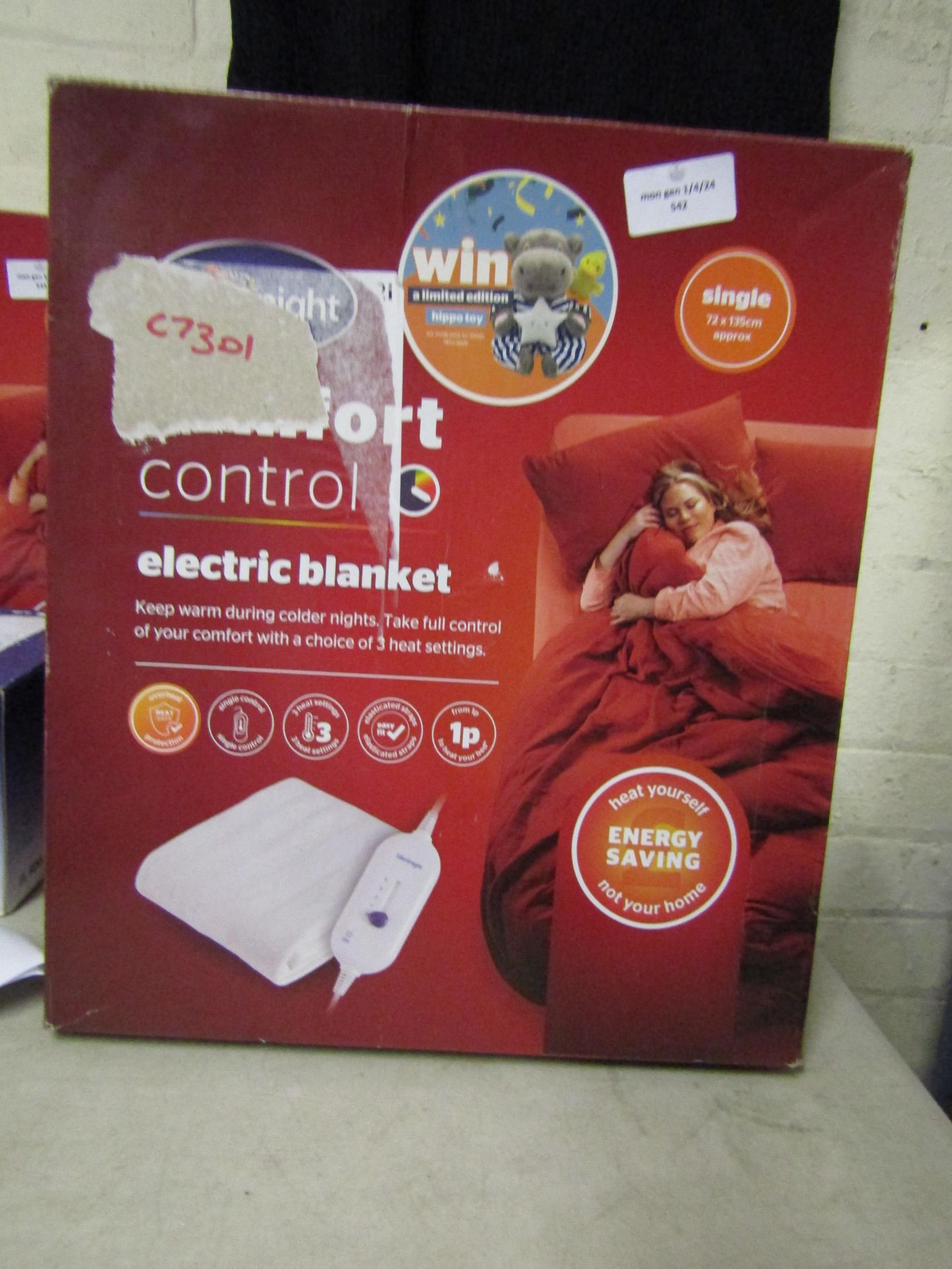 4x Silentnight Comfort Control Electric Blanket, Single. Size: 72 x 135cm Approx - Unchecked &