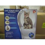 The Pet Club Cat Toilet Seat Training Kit - Unchecked & Boxed.