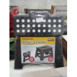 My DIY Small Black Folding Step Stool With Anti Slip Pads Size 32X25X22CM New & Packaged