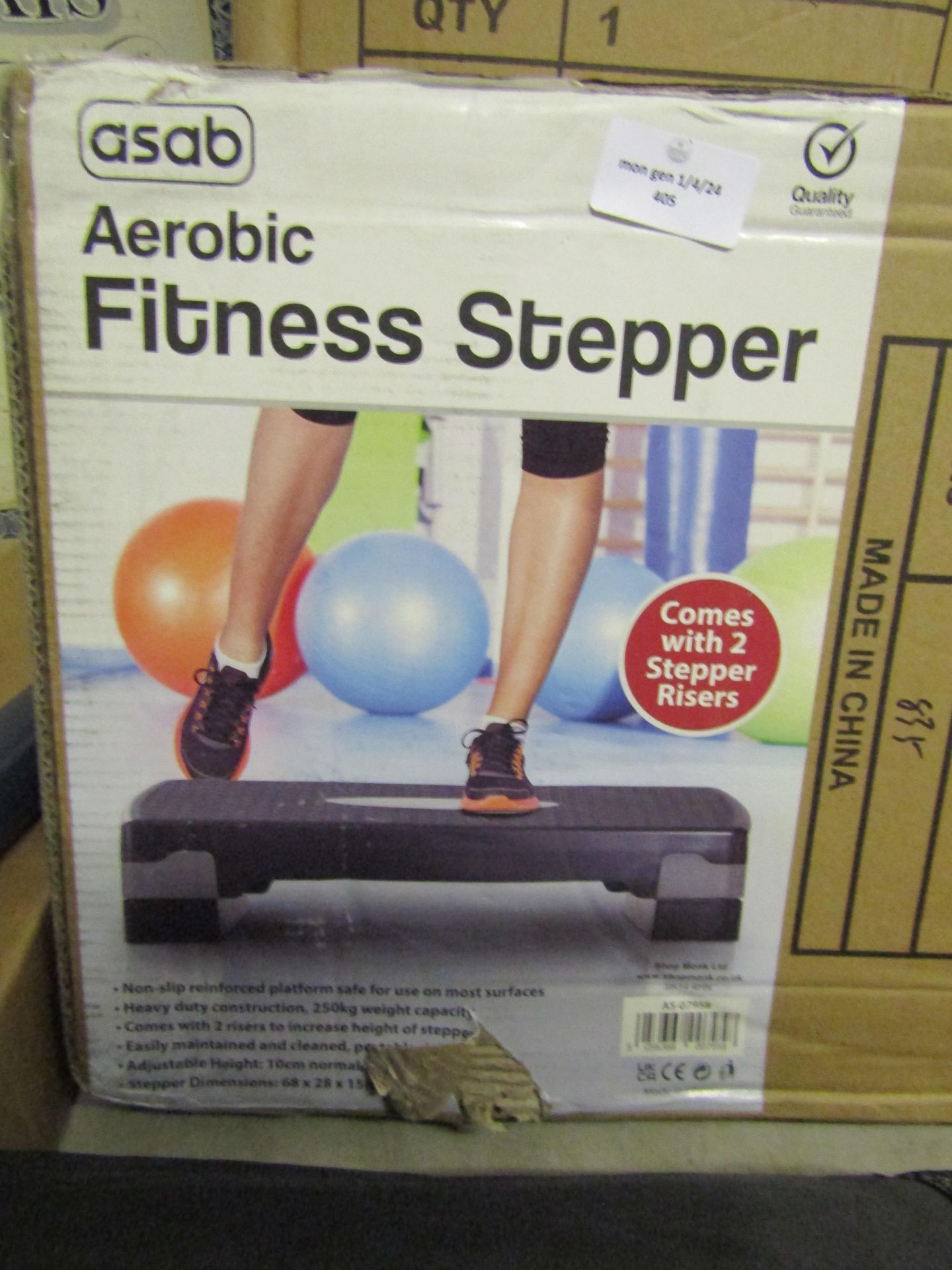 Asab Aerobic Fitness Stepper, Unchecked & Boxed.