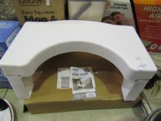 Asab Foldable Toilet Stool, White - Good Condition & Boxed.