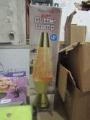 Powatron Retro Glitter Lamp Unchecked & Boxed