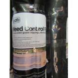 2x Asab Weed Control Fabric, 8 Metres - Both Unchecked & Only One Packaged.