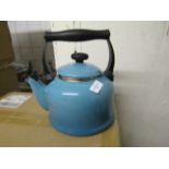 Le Creuset Blue Kettle - Good Condition & No Packaging.