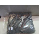 Grey Fabric Double Duvet Cover With 2 Pillow Cases - Good Condition & Packaged.