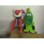 2x Teddys - See Image For Design - Good Condition.