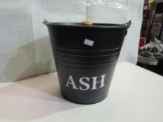 Ash Bin, Black, Looks New With Tag.