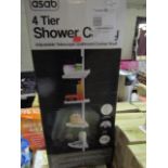 Asab 4 Tier Shower Caddy, Unchecked |& Boxed.