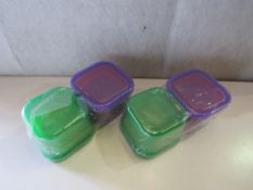 2x Packs Of Portion-Control Container Stickers - New & Packaged.