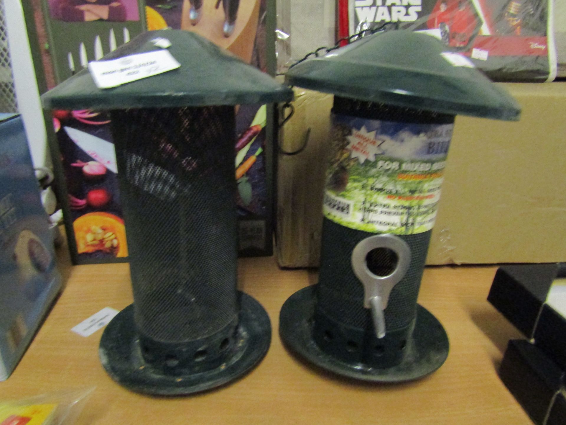 2x Extra Strong All Meal Bird Feeder - Both Appear To Be In Good Condition.