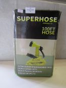 Superhose Expands To 100FT - Unchecked & Boxed.