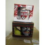 2x Mugs Being - Tango Tropical - England Goal! - Both Good Condition & Boxed.
