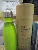 The Chilly's 500ml Bottle. 24hr Cold, 12hr Hot - Good Condition & Boxed.