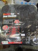 race line heated car seat cushion, uncehcekd in packaging