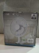 Daewoo 6" Clip Table Fan With Mutual Tilt & 2 Speed Settings - Unchecked & Boxed.