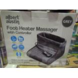 Albert Austin Foot Heater Massager With Controller, Grey - Unchecked & Boxed.