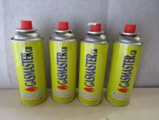 4x 227g Gasmaster GB Butane Gas Extremely Flammable - Unused & packaged.