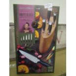 Jamie Oliver Knife Block 5-Piece Set - Looks To Be In Good Condition & Boxed - RRP Circa £110.00
