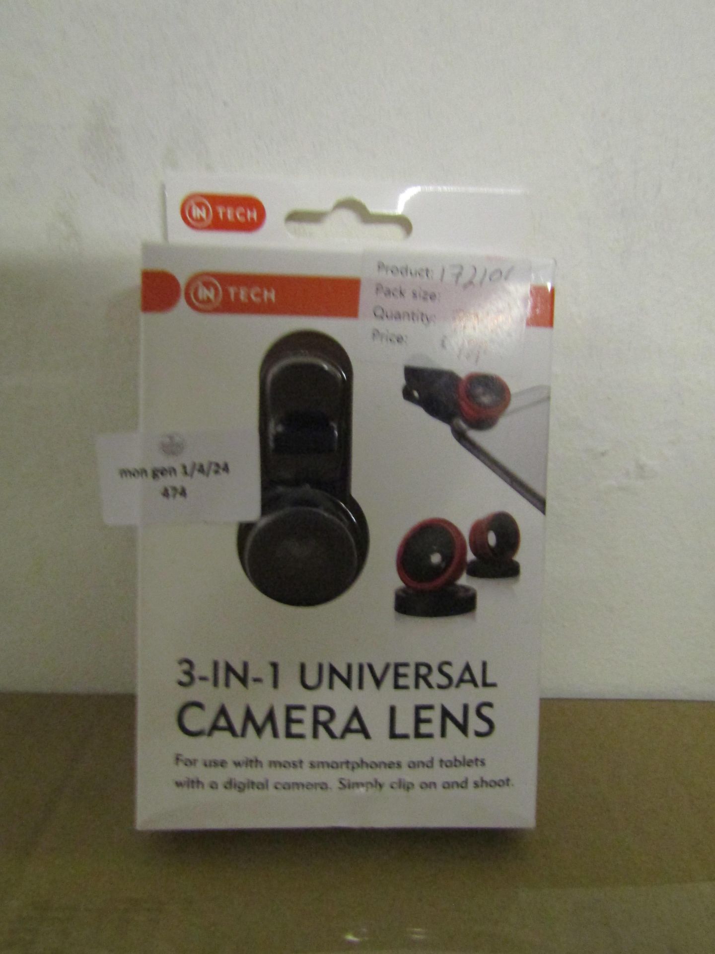 INTECH 3in1 Universal Camera Lens - Unchecked & Boxed.