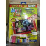 Magic Pad Mega Create Art That Glows! With 12 Markers & 8 Light Affects - Unchecked & Boxed.