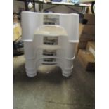 4x Asab Toilet Squat Step, White, Look In Good Condition, No Packageing.