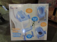 Cuddles Todler Toilet Trainer Ladder, Blue, Unchecked & Boxed.