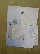 Laundry Storage Cabinet, Size: Unknown Size - Unchecked & Boxed.