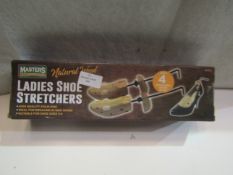 4x Masters Ladies Shoe Stretchers, Unchecked & Boxed.