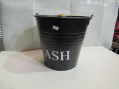 Ash Bin, Black, Looks New.