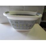 Collapseable Plastic Wash Basket - Good Condition.