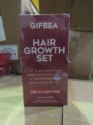 10 x Gifbea Hair Growth Set( Rosemary Oil/Serum For Hair Growth) New & Packaged Use Within 12 Months