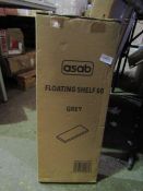 Asab Floating Shelf 60, Grey - Unchecked & Boxed.