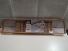 Asab Bamboo Bath Rack, Size: 70x15x4cm - New & Boxed.