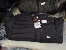 Threadboys Puffer Jacket, Black, Size Uk 5-6yrs, New With Tags.
