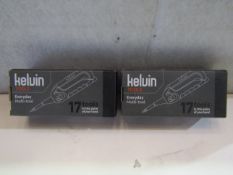 2 x Kelvin Everyday Multi tools. New & Boxed