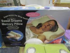 Sweet Dreams Memory Foam Pillow - Unchecked & Boxed.