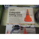 Asab Copllapsible Safety Cone 45cm, Unchecked & Boxed.