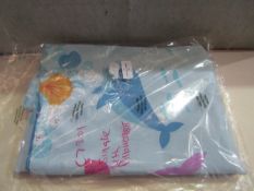 Ocean Themed Childrens Single Bed Set - Good Condition May Have Been Used.