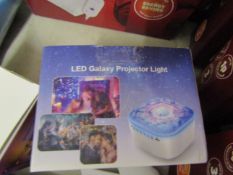 LED Galaxy Projector Light - Unchecked & Boxed.