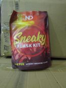 10x ND Sneaky Flask Kit - Have Fun Without Breaking The Bank - New & Packaged.